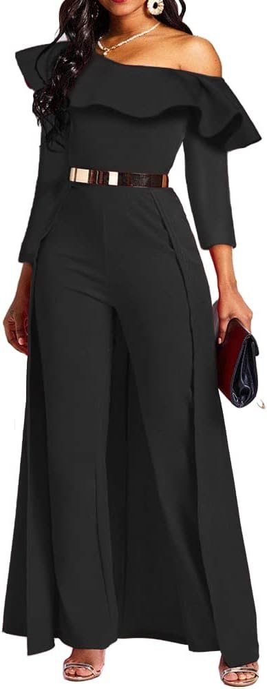 41cPkK6pa-L._AC_SL1000 Patchwork Overlay Embellished Plain Women's Jumpsuit High-Waist Woman Romper