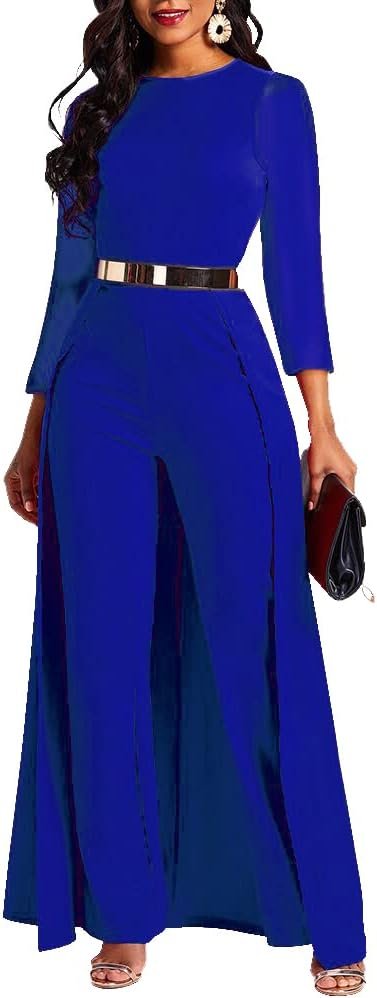 51B8MLZXJsL._AC_SL1000 Patchwork Overlay Embellished Plain Women's Jumpsuit High-Waist Woman Romper