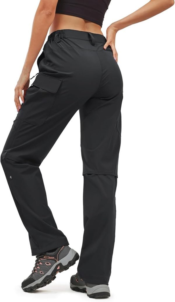 51BdblwwsZL._AC_SL1500 Women's Hiking Cargo Pants Quick Dry Water-Resistance High Waist Pants for Work Travel Outdoor and Casual
