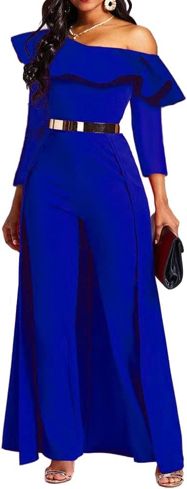 51Fi0V8KlHL._AC_SL1000 Patchwork Overlay Embellished Plain Women's Jumpsuit High-Waist Woman Romper