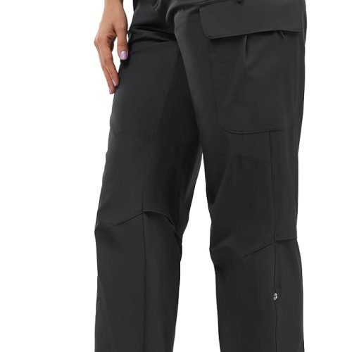 51XhePq16VL._AC_SL1500 Women's Hiking Cargo Pants Quick Dry Water-Resistance High Waist Pants for Work Travel Outdoor and Casual
