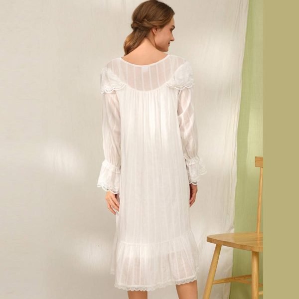 51lAnMiBM5L._AC_SL1001 Cotton Nightgown for Women Vintage Palace Sleepwear
