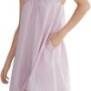 51uv4_J6_9L._AC_SL1200_74de9f8a-83ec-4453-9838-7967118bddfb Womens Ruffle Nightgown Cotton Sleeveless Nightdress Soft Printed Night gown with Pockets