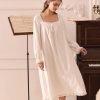 51yGFb5leaL._AC_SL1001 Cotton Nightgown for Women Vintage Palace Sleepwear