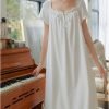 61-l2BWBnqL._AC_SL1500 Women's  Nightgowns Sleepshirts Lace Ruffle Princess Nightdress