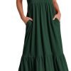 613R3zXn6JL._AC_SL1500 ANRABESS Women's Summer Casual Sleeveless V Neck Swing Dress Fit & Flare Flowy Tiered Maxi Beach Sundress with Pockets
