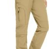 Women's Hiking Pants Convertible Quick Dry Stretch Lightweight Zip-Off Outdoor Fishing Travel Safari Pants