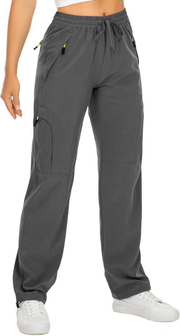 61_caJsK2qL._AC_SL1500 Womens Hiking Pants Quick Dry UPF 50 Travel Golf Pants Lightweight Camping Work Cargo Pants Zipper Pockets