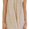 61mwC3pKJSL._AC_SL1200 Womens Ruffle Nightgown Cotton Sleeveless Nightdress Soft Printed Night gown with Pockets