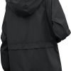Women's Raincoats Windbreaker Rain Jacket Waterproof Lightweight Outdoor Hooded Trench Coats S-XXL