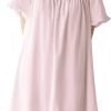61xwlOpJiVL._AC_SL1500 Women's Cotton Nightgowns Vintage Lightweight Gown Sets Short Sleeve Princess Nightdress