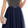 71EtBLAY9GL._AC_SL1500 Sequin Halter Prom Dress for Women Party Night Elegant Wedding Bridesmaid Dresses