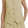 71NXiNjkjQL._AC_SL1500 Womens Two Piece Outfits 2024 Summer Casual Sleeveless Blazer Vest Shorts Set with Pockets