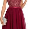 71aQEL4tGhL._AC_SL1500 Sequin Halter Prom Dress for Women Party Night Elegant Wedding Bridesmaid Dresses