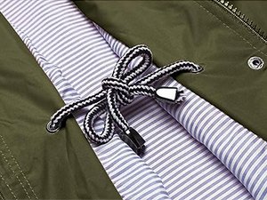 Adjustable waist drawcord