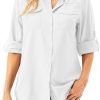 819_Go-kLEL._AC_SL1500 Womens UPF 50+ UV Sun Protection Safari Shirts Long Sleeve Outdoor Cool Quick Dry Fishing Hiking Gardening Shirts
