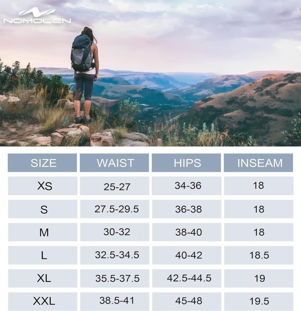 81SgPJEXCAL._AC_SL1500 Women's Hiking Cargo Capri Pants Lightweight Quick Dry Joggers Outdoor Casual Travel Capris with Zipper Pockets