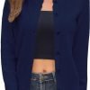 Women's Crew Neck Button Down Long Sleeve Solid Knit Classic Cardigan Sweater