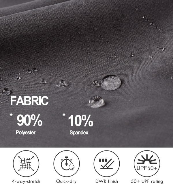 91for3SAzkL._AC_SL1500 Women's Hiking Cargo Capri Pants Lightweight Quick Dry Joggers Outdoor Casual Travel Capris with Zipper Pockets