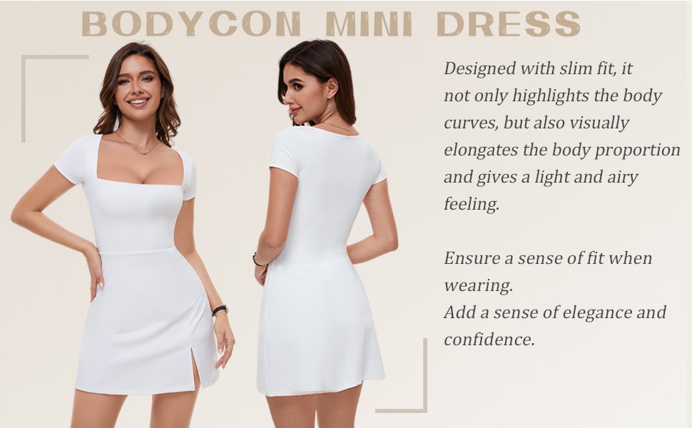 BODYCON MINI DRESS Slim Fit Bar Dating Dress