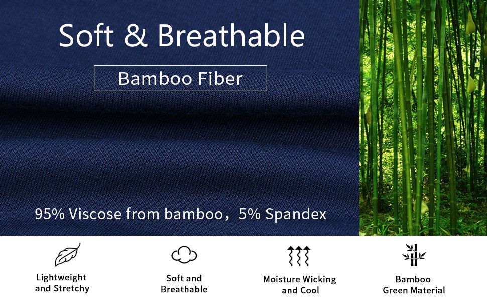 Soft and breathable bamboo fiber