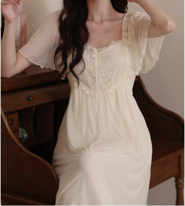 51Dwm0bsRNL._AC_SL1000 Womens Princess Nightdress  Sleepwear PJS Lounger Babydoll Chemises Sleepshirt Nighties