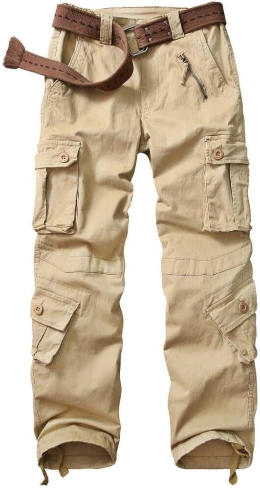 Women's Cargo Pants Quick Dry Casual Military Army Camo Combat Work Casual Pants with Pockets