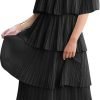 51s79t_O8oL._AC_SL1000 Women's Off The Shoulder Ruffles Summer Valentines Day Loose Casual Chiffon Long Party Beach Maxi Dress