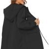 610QJp7dSbL._AC_SL1500 Rain Jacket for Women Waterproof with Hood Active Outdoor Long Rain Coats Packable Raincoat Lightweight Windbreaker