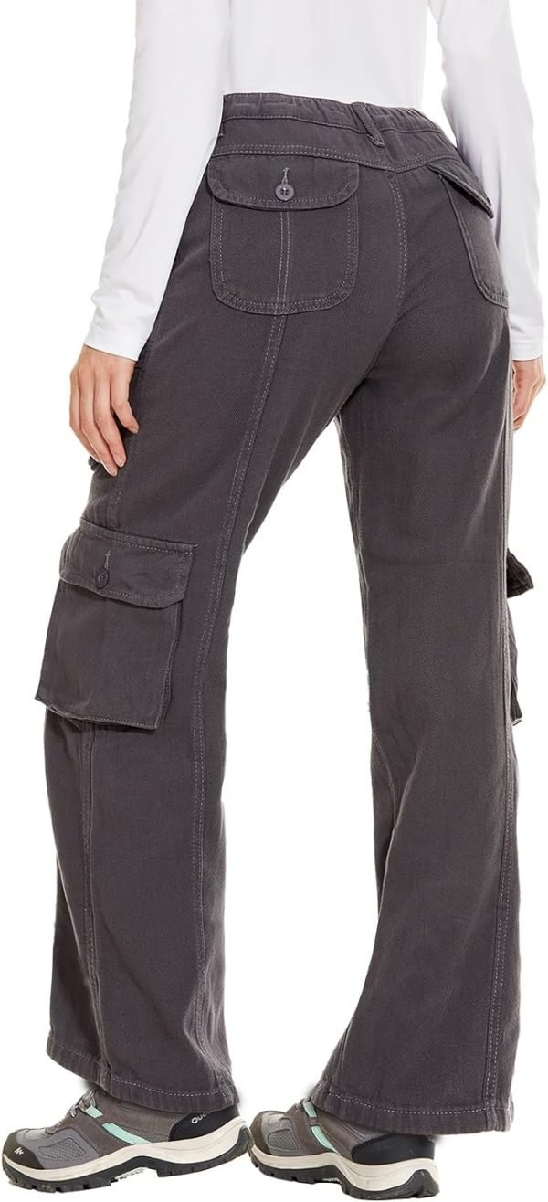 Women's Hiking Cargo Pants Joggers Cotton Casual Military Army Combat Work Pants with 7 Pockets