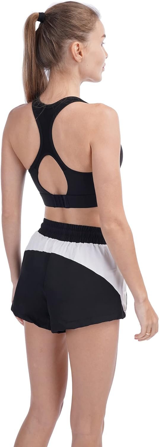 613d3Zpe3FL._AC_SL1500 Workout Sets for Women 5 PCS Yoga Outfits Activewear Tracksuit Sets