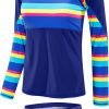 617Vmdb9woL._AC_SL1500 Women's Long Sleeves Rash Guard Athletic Swim Aztec Tankini Sets Swimsuit