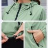 617lbeQXaSL._AC_SL1500 Rain Jacket Women Waterproof Lightweight Jacket With Hood Packable Raincoat with Pockets S-XXL