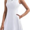 61BwEFd67iL._AC_SL1500 Tennis Dress for Women, Tennis Golf Dresses with Built in Shorts and Pockets for Sleeveless Workout Athletic Dresses