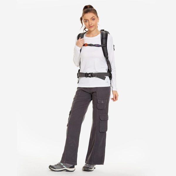 Women's Hiking Cargo Pants Joggers Cotton Casual Military Army Combat Work Pants with 7 Pockets