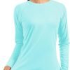 61EvbJ2-npL._AC_SL1500 Women's Long Sleeve UPF 50+ UV Sun Protection Shirts Rash Guard Swim T-Shirt/Hoodie Quick Dry for Outdoor Hiking