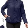 61GhZ9nu6fL._AC_SL1500 Rain Jacket Women Lightweight Waterproof Windbreaker Jacket Hooded Packable Rain Coats for Women Outdoor Raincoat