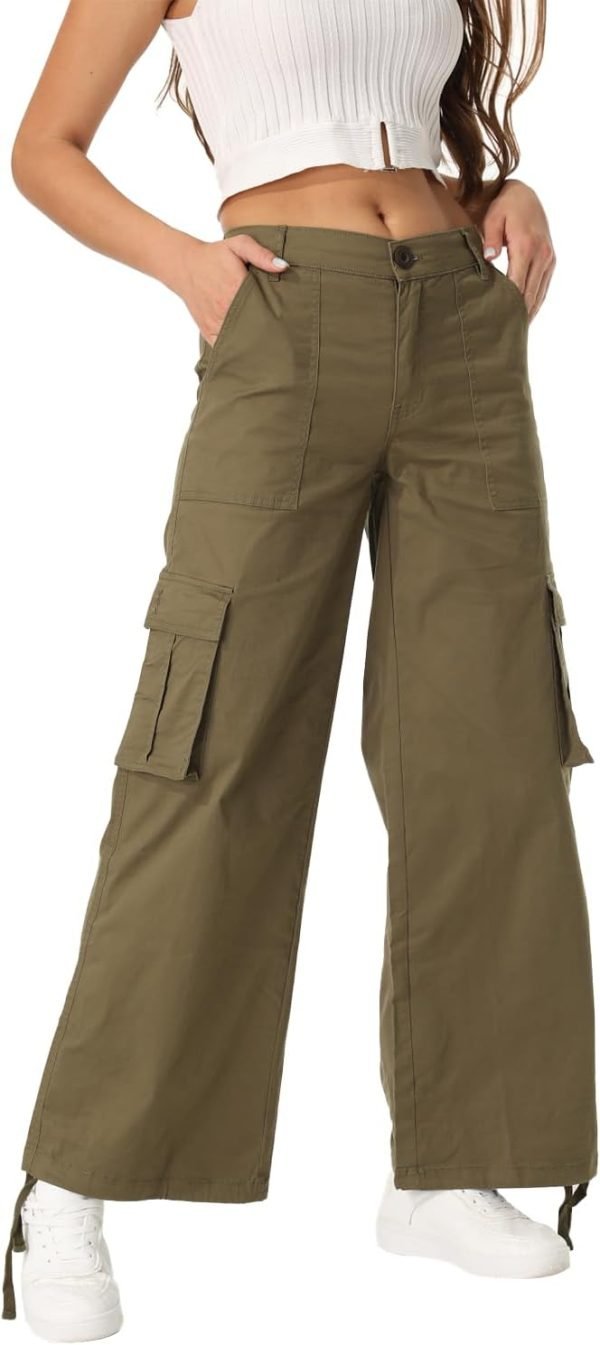 Women's Cargo Pants Quick Dry Casual Military Army Camo Combat Work Casual Pants with Pockets