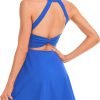 61IoA_YjIBL._AC_SL1500 Womens Tennis Dress with Built in Shorts and Bra Workout Dress Golf Athletic Dress for Women