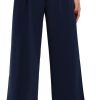 61VQfb6OKfL._AC_SL1500 Libin Women's Wide Leg Pants High Waisted Work Dress Pants Loose Fit Back Elastic Waist Business Casual Trousers Office