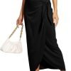 61Vf-GpG_dL._AC_SL1500_9f74cf4b-4cf6-403d-9171-5ba10da34d49 Women’s Maxi Skirt High Waist Wrap Pencil Long Skirts for Women Slim Boho Draped Front Bodycon Dresses