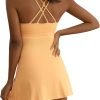 61XNP7M7zaL._AC_SL1500 Tennis Dress for Women Workout Dress with Built-in Bra & Shorts Pockets Athletic Dress for Exercise Golf Dresses
