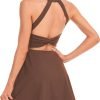 61_CcEdkOxL._AC_SL1500 Womens Tennis Dress with Built in Shorts and Bra Workout Dress Golf Athletic Dress for Women