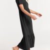 61hPuQSZGRL._AC_SL1500 Women's Summer Casual Short Sleeve Crewneck Swing Dress Flowy Tiered Maxi Beach Dress with Pockets