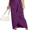 61ikaMj-wuL._AC_SL1500_6df75ed9-e47d-4d22-b3d8-64f918fe06d7 Women’s Maxi Skirt High Waist Wrap Pencil Long Skirts for Women Slim Boho Draped Front Bodycon Dresses
