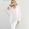 61kf8OkQfSL._AC_SL1500 Womens Silk Satin Pajama Sets,Zebra Strips Comfy Robe and Pants Women Pajamas,Silky Camisole Woman Pjs Set 3 Pieces