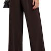 61mDu4911-L._AC_SL1500 Libin Women's Wide Leg Pants High Waisted Work Dress Pants Loose Fit Back Elastic Waist Business Casual Trousers Office