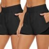 61mioQKaX4L._AC_SL1500 2 Pack Athletic Shorts for Women, Quick Dry Running Shorts with Pockets High Waisted Workout Gym Sports Shorts