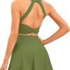 61tLN2cq1BL._AC_SL1500 Womens Tennis Dress with Built in Shorts and Bra Workout Dress Golf Athletic Dress for Women