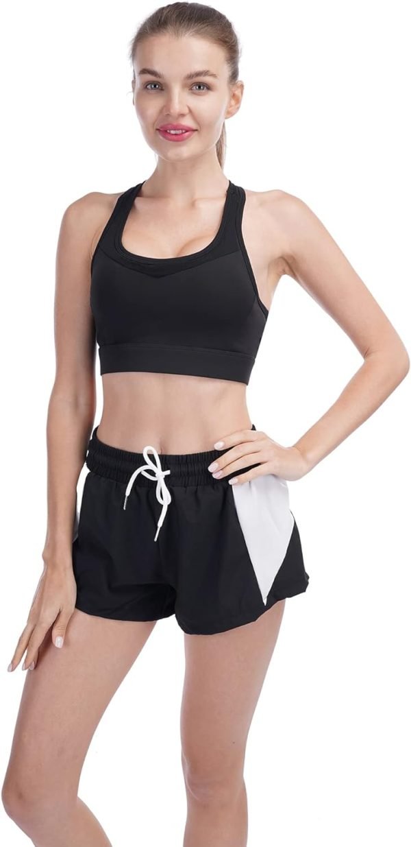 61v3hVD1htL._AC_SL1500 Workout Sets for Women 5 PCS Yoga Outfits Activewear Tracksuit Sets